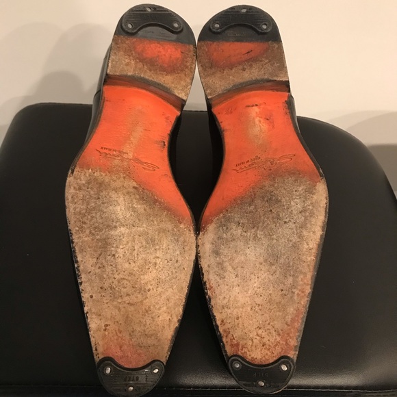 Santoni black oxfords UK 7.5, US 8.5 - Picture 6 of 8